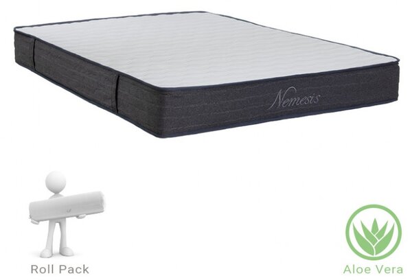 Στρώμα Nemesis σε ρολό με ελατήρια pocket, aloe vera διπλής όψης, 20-22cm 150x200cm