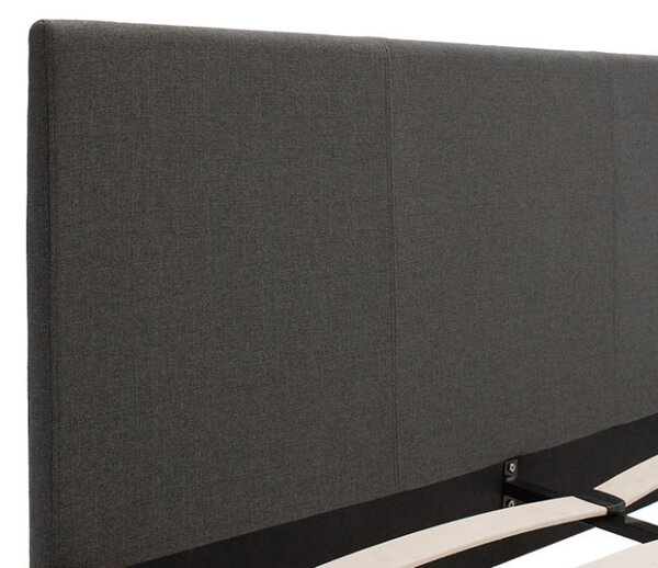Κρεβάτι διπλό 150x200 cm Nevil 3134 Σκούρο Γκρι