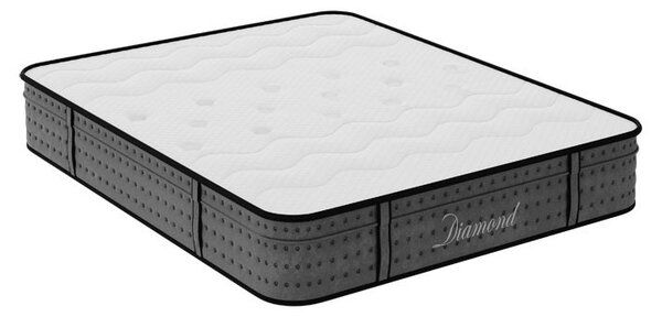 Στρώμα Diamond 3 ζωνών με ελατήρια pocket + οικολογικό memory foam 25 - 27cm 140x200cm