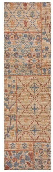 Χαλί Διαδρόμου Nadya Taylor Patch Μπλε 60X230 cm, Flair Rugs