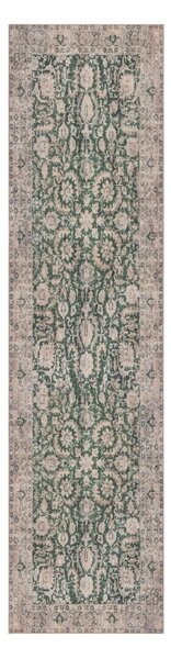 Χαλί διάδρομος Beau Floral Πράσινο 60x230 cm, Flair Rugs