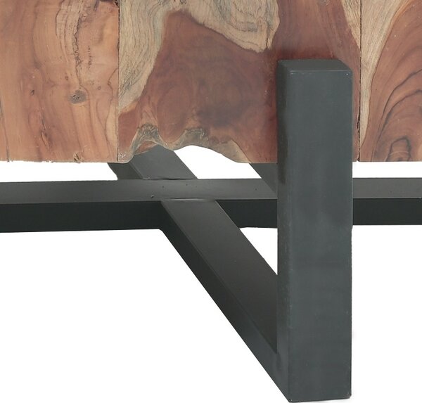 Τραπεζάκι σαλονιού Borth Φυσικό 135x90x40 cm