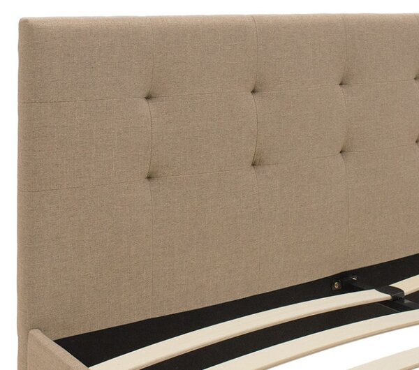Κρεβάτι διπλό 150x200 cm Mago 9911 Μπεζ