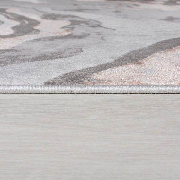 Χαλί Διαδρόμου Marbled Ροζ Pal 60X230 cm, Flair Rugs