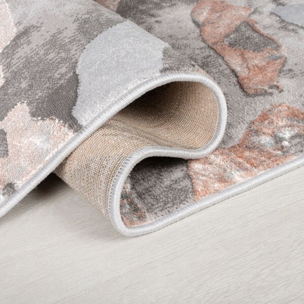 Χαλί Διαδρόμου Marbled Ροζ Pal 60X230 cm, Flair Rugs