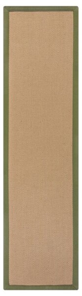 Χαλί Διαδρόμου Kira Jute Πράσινο 60X230 cm, Flair Rugs
