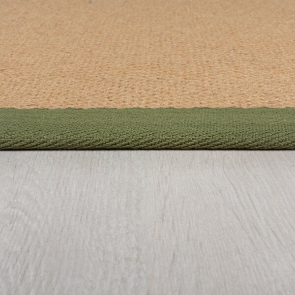 Χαλί Διαδρόμου Kira Jute Πράσινο 60X230 cm, Flair Rugs