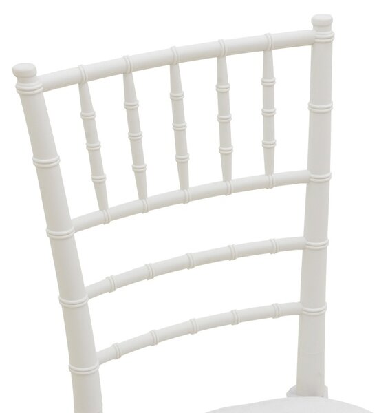Καρέκλα κήπου Tiffany I, Λευκή, 46.5x39.5x87 cm