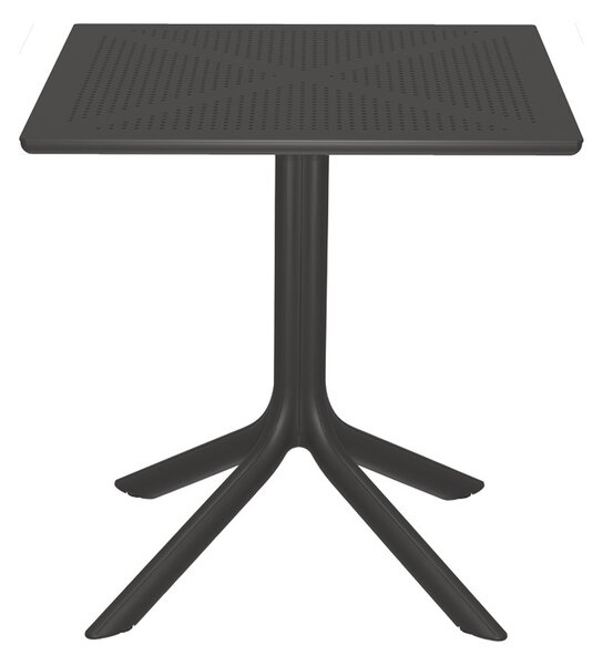 Σετ κήπου 3 τεμαχίων V2 Groovy Zoi, Ανθρακί, 60x60x76 cm