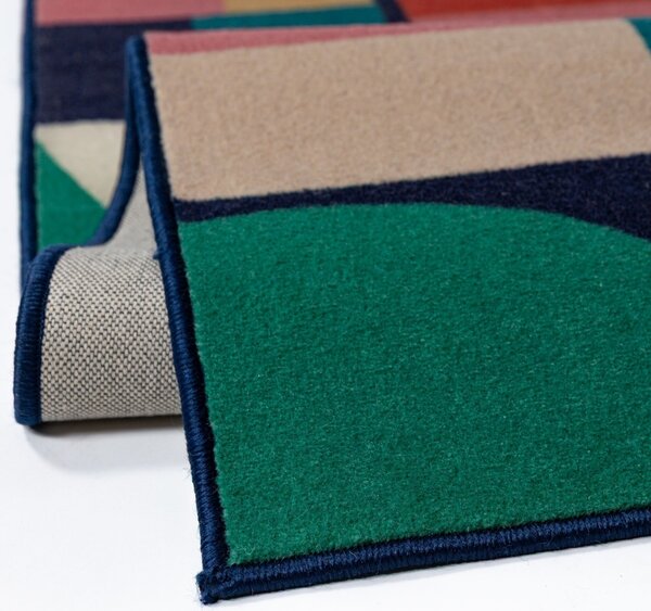 Covor Patchwork Geo Multicolor 180x230 cm