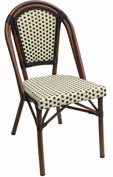 Καρέκλα Bistro Paris Ε291,6 46x54x88cm Beige-Brown