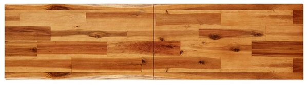 VidaXL Τραπέζι Κονσόλα με Live Edge 140x40x80 εκ. Μασίφ Ξύλο Ακακίας