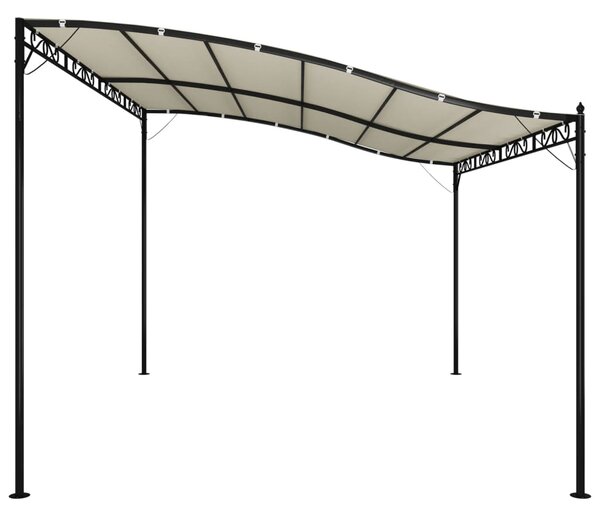 VidaXL Τέντα Κρεμ 4 x 3 μ. 180 γρ./μ² από Ύφασμα και Ατσάλι