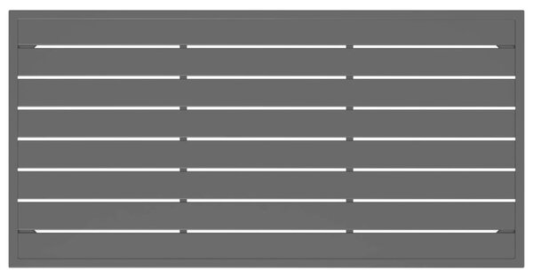 VidaXL Τραπεζάκι Κήπου Ανθρακί 110 x 55 x 35 εκ. από Ατσάλι