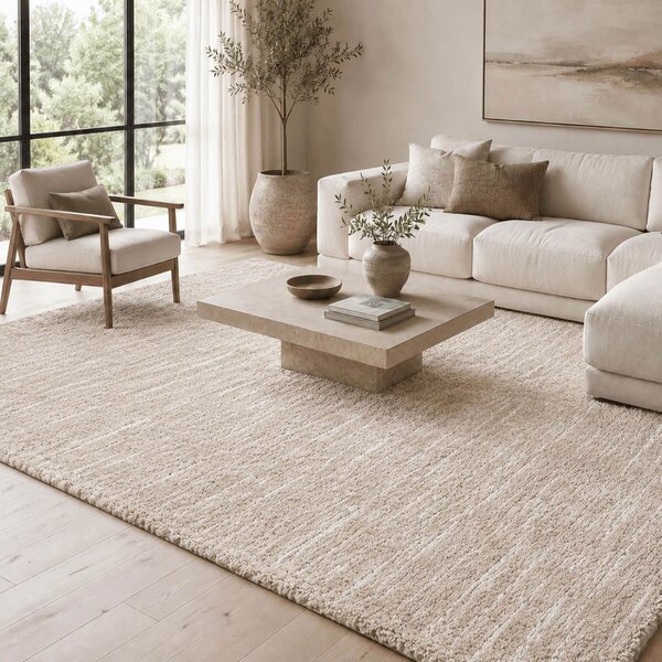 Χαλί (165x230) Polcarpet Puffy Shaggy 125 Beige Mix