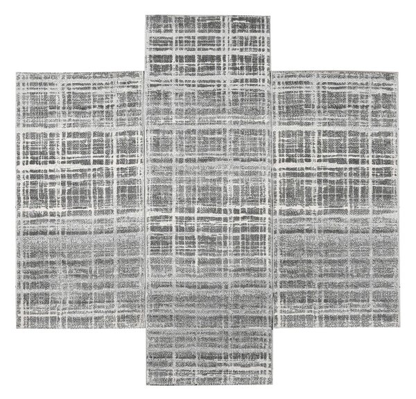 Χαλιά Κρεβατοκάμαρας (Σετ 3τμχ) Polcarpet Petra Stone 1304 Grey