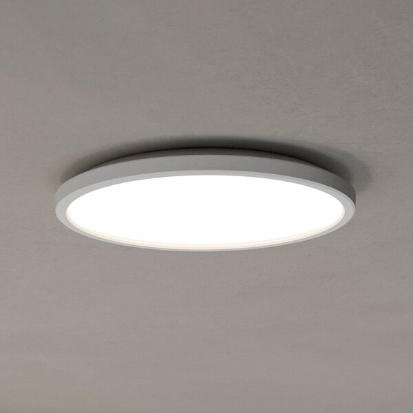 EGLO connect LED φωτιστικό οροφής Rovito-Z, λευκό, Ø 30 cm, ρυθμιζόμενος, Λευκό, Σαλόνι / τραπεζαρία, Πλαστικό, Στρογγυλό τοίχο