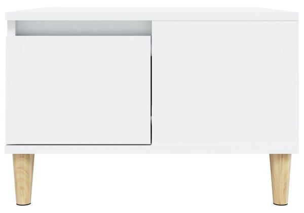 VidaXL Τραπεζάκι Σαλονιού Λευκό 55x55x36,5 εκ. από Επεξεργασμένο Ξύλο
