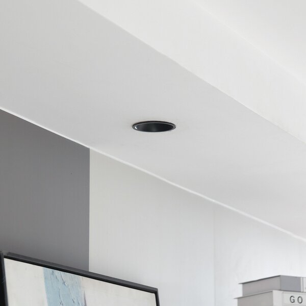 Arcchio LED downlight Niria, μαύρο, 3.000K, ρυθμιζόμενος, Μαύρο, Σαλόνι / τραπεζαρία, Αλουμίνιο, σύγχρονο