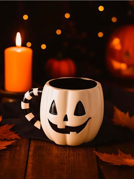 Sinsay - Κούπα με θέμα Halloween - λευκο