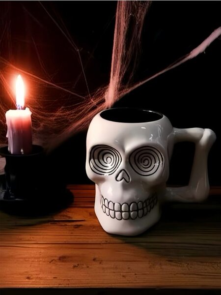 Sinsay - Κούπα με θέμα Halloween - λευκο