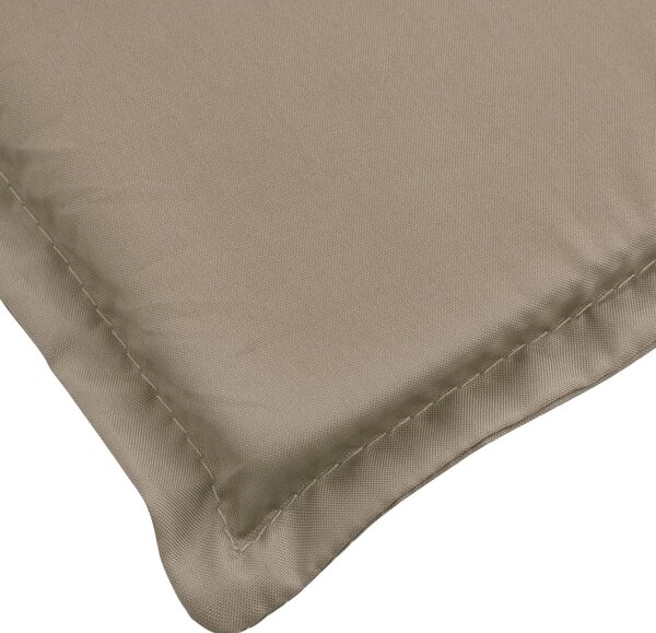 VidaXL Μαξιλάρι Ξαπλώστρας Taupe 180 x 60 x 3 εκ. από Ύφασμα Oxford