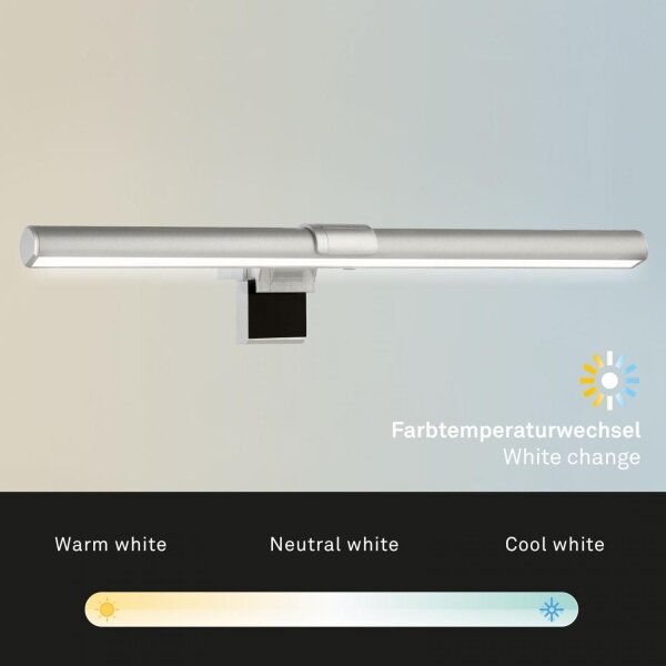 Briloner 2303-014 -LED Dimmable φωτισμός οθόνης LED/3,5W/5V 3000/4500/6500