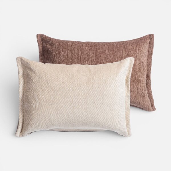 Διακοσμητικό Μαξιλάρι 2 Όψεων (40x55) Nef-Nef Homeware Tanger 26 Brown/Ecru