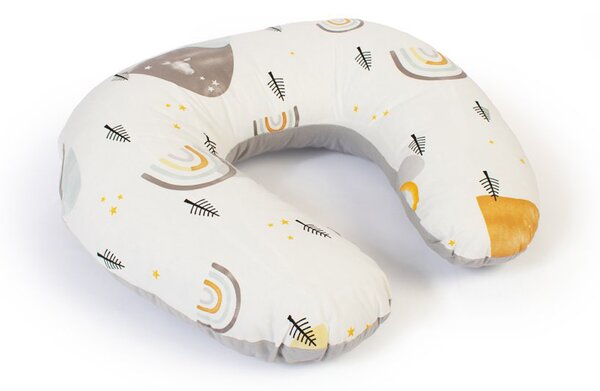 Μαξιλάρι Θηλασμού Dimcol Rainbow 01 White - Grey