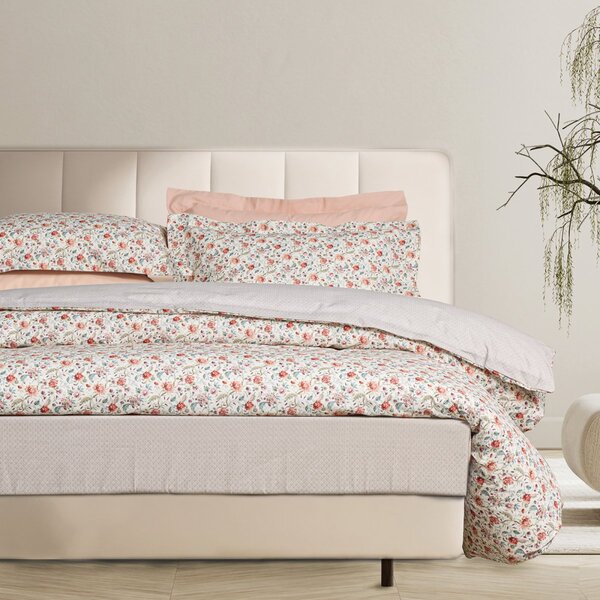 Παπλωματοθήκη Μονή (Σετ 160x240) 2 Όψεων Das Home Happy 9702 Beige