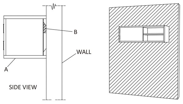 VidaXL Έπιπλο Τηλεόρασης Επιτοίχιο 180 x 30 x 30 από Μασίφ Ξύλο Teak