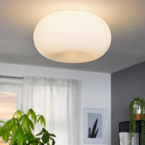 EGLO Διακριτικό φωτιστικό οροφής Optica 35 cm, ρυθμιζόμενος, Λευκό, Διάδρομος, Μέταλλο, σύγχρονο