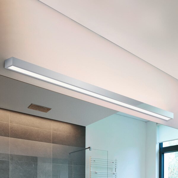 Helestra Theia LED καθρέφτης φωτός, επιχρωμιωμένο 120cm, Μεταλλικό, Μπάνιο, Μέταλλο, σύγχρονο