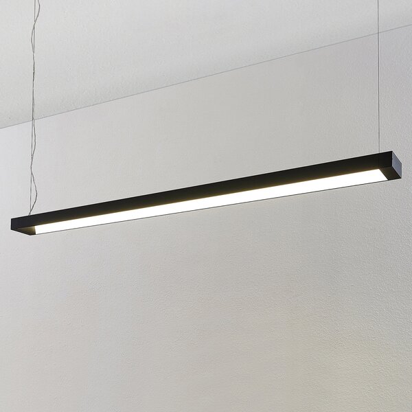 Arcchio LED κρεμαστό φωτιστικό Cuna, μαύρο, 162cm, μέταλλο, Μαύρο, Μελέτη / Γραφείο, Μέταλλο, σύγχρονο
