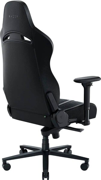 Razer ENKI BLACK Gaming Chair - Built-in Lumbar Arch Memory Foam PU Leather Adjustable Recline