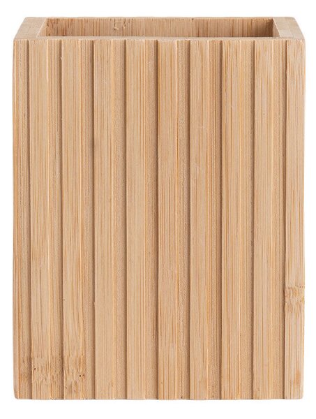 ΠΟΤΗΡΑΚΙ ΜΠΑΝΙΟΥ BAMBOO ESSENTIALS ΤΕΤΡΑΓΩΝO 8.3x6.5x10.3cm 02-13097