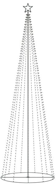 VidaXL Χριστουγεννιάτικο Δέντρο Κώνος 752 LED Θερμό Λευκό 160x500 εκ