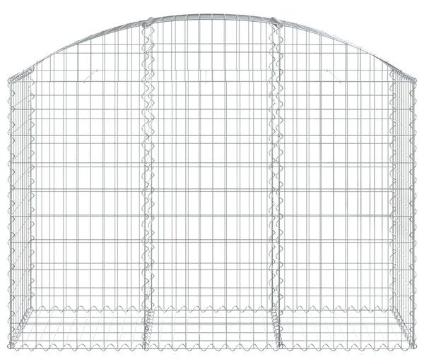 VidaXL Συρματοκιβώτιο Τοξωτό 150x50x100/120εκ. από Γαλβανισμένο Χάλυβα