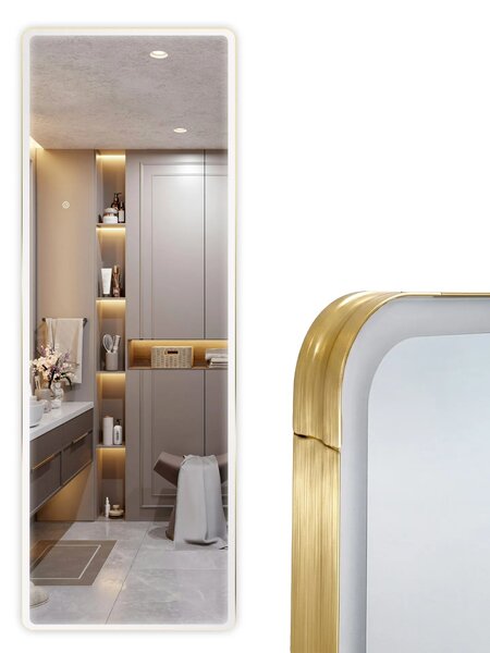 ΚΑΘΡΕΦΤΗΣ ΤΟΙΧΟΥ LED Classico 50x160cm Brush Gold