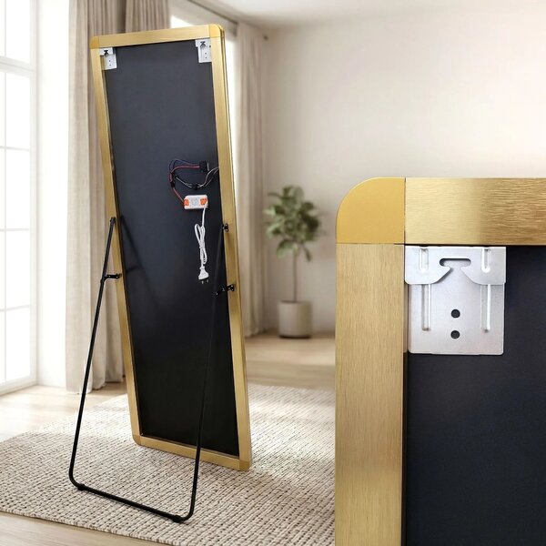 ΚΑΘΡΕΦΤΗΣ ΤΟΙΧΟΥ LED Classico 60x170cm Brush Gold
