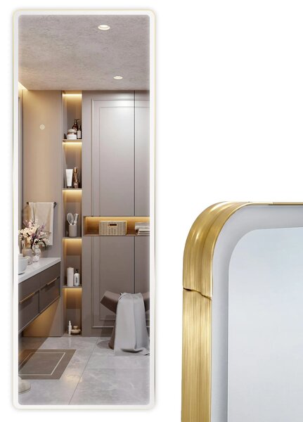 ΚΑΘΡΕΦΤΗΣ ΤΟΙΧΟΥ LED Classico 60x170cm Brush Gold
