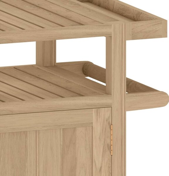 VidaXL Κάβα Ποτών 70 x 50 x 90 εκ. από Μασίφ Ξύλο Teak