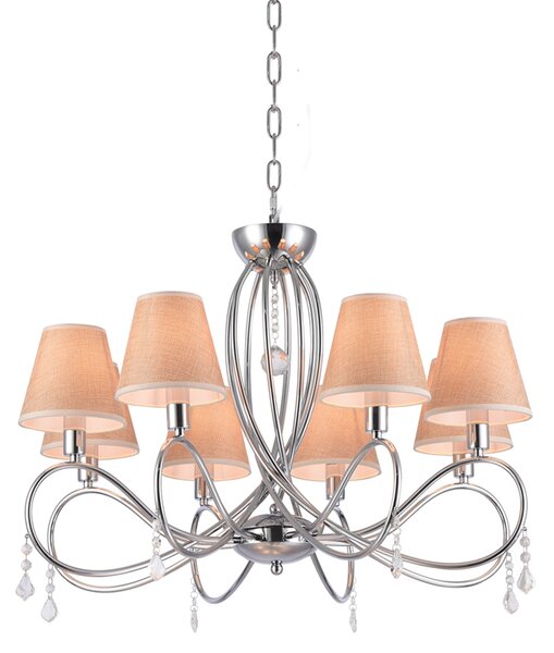 Πολυέλαιος Οροφής Homelighting Laki 77-3666 Chrome