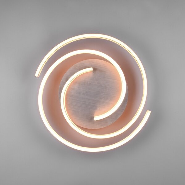 Trio Lighting Φωτιστικό οροφής LED Caya, ρυθμιζόμενο, αλουμίνιο, ρυθμιζόμενος, Μεταλλικό, Σαλόνι / τραπεζαρία, Μέταλλο, σύγχρονο