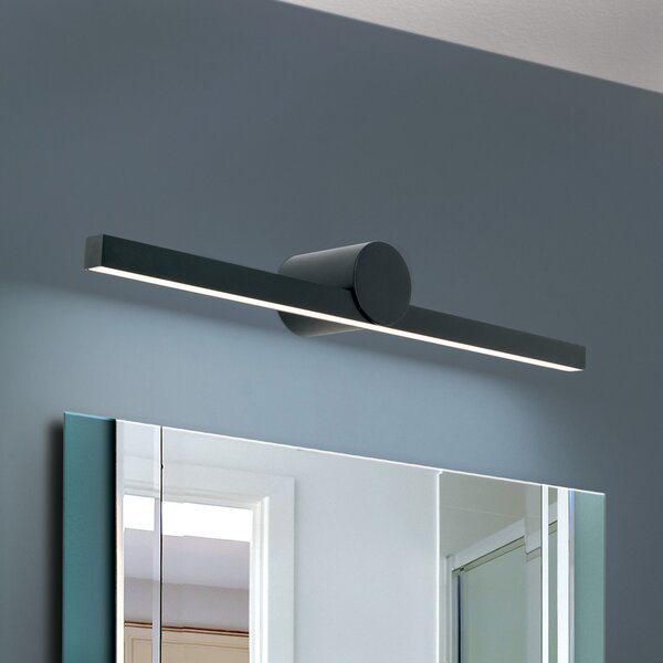 ORION Ομορφιά LED καθρέφτη φωτός, πλάτος 61cm, μαύρο, Μαύρο, Μπάνιο, Μέταλλο, σύγχρονο