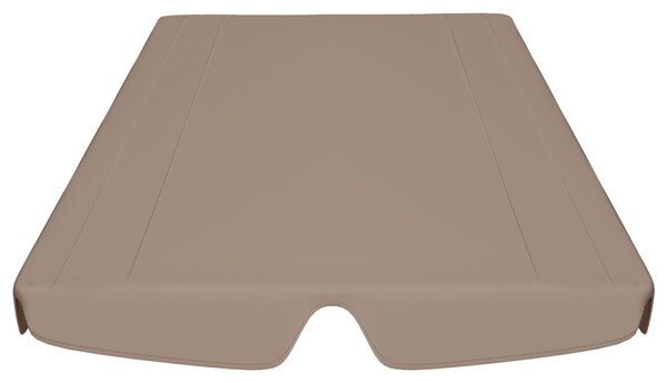 VidaXL Πανί Ανταλλακτικό για Κούνια Κήπου Taupe 150/130 x 105/70 εκ