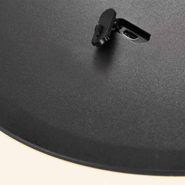 Nordlux Λάμπα δαπέδου LED Kettle Tripod Μεταλλική, αμπαζούρ 36 cm, ρυθμιζόμενος, Μαύρο, Μέταλλο, σχεδιασμός, Μόνιμη σκιά