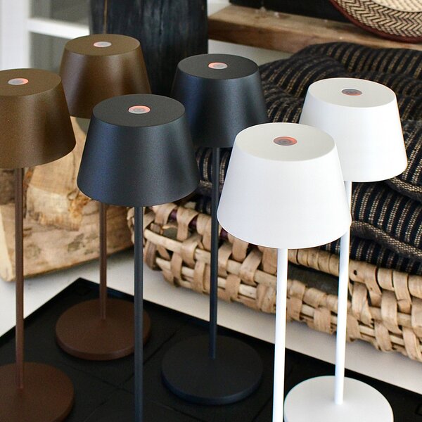 LOOM DESIGN Modi LED φωτιστικό βεράντας, corten, ρυθμιζόμενος, Καφέ / Σκουριάς, Σαλόνι / τραπεζαρία, Μέταλλο, σύγχρονο