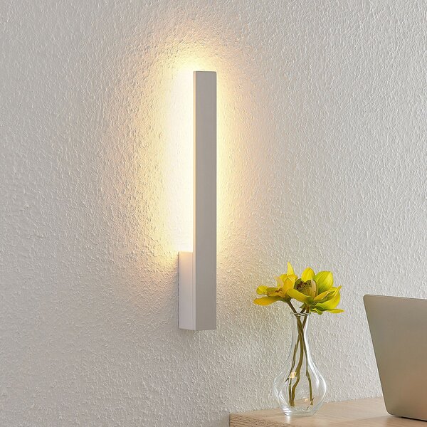 Arcchio Φωτιστικό τοίχου Ivano LED, 42,5 cm, λευκό, Λευκό, Διάδρομος, Αλουμίνιο, σύγχρονο