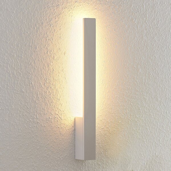 Arcchio Φωτιστικό τοίχου Ivano LED, 42,5 cm, λευκό, Λευκό, Διάδρομος, Αλουμίνιο, σύγχρονο
